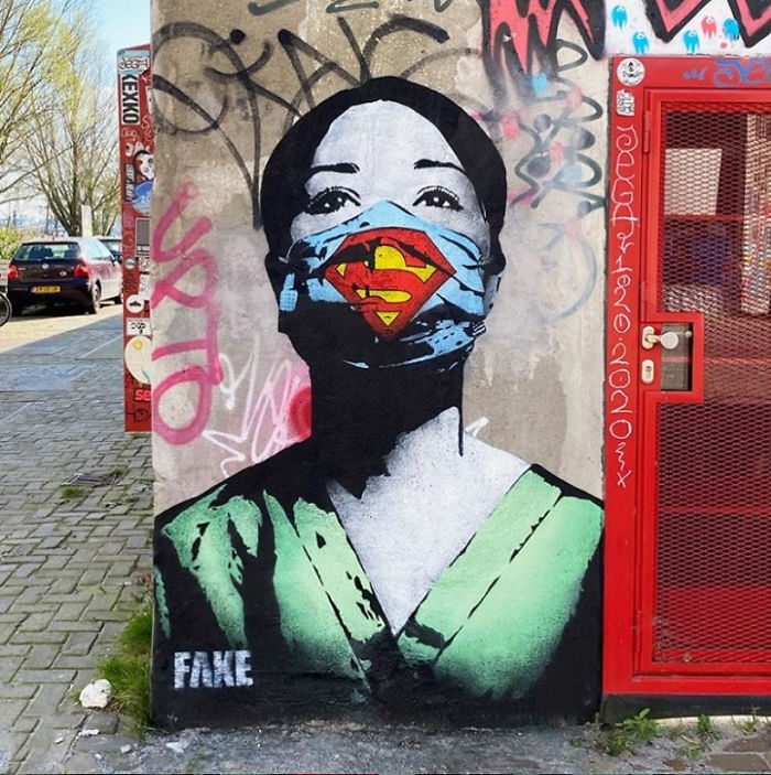 Super nurse by Fake in Amsterdam