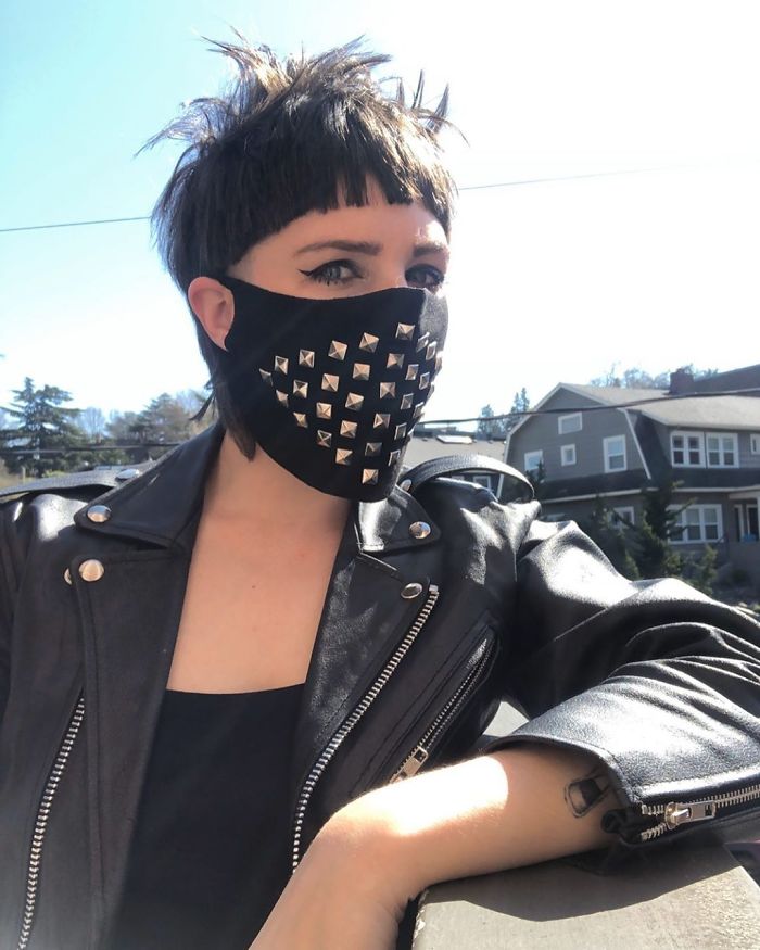 Biker chick mask