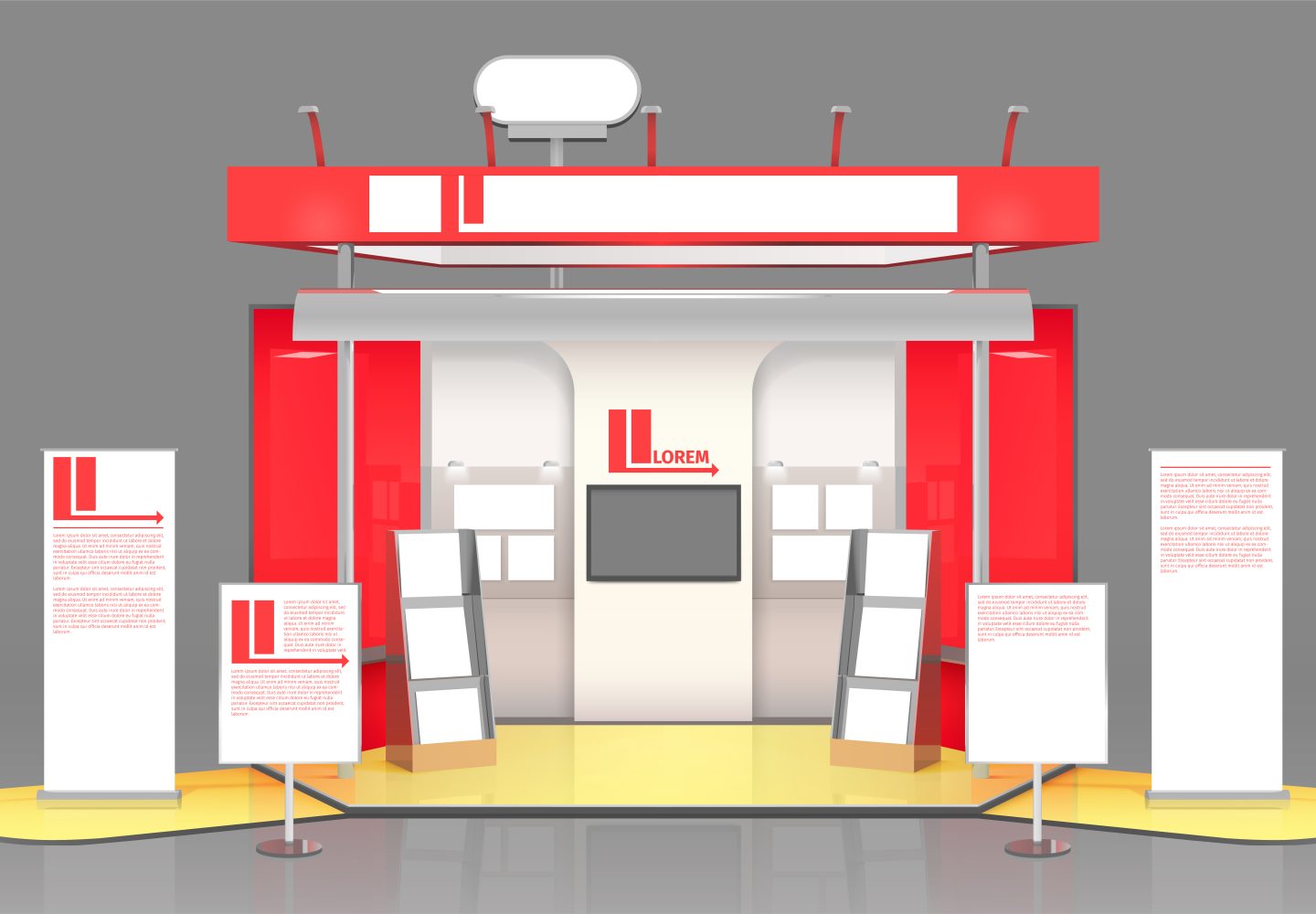Eye-Catching Promotional Stands